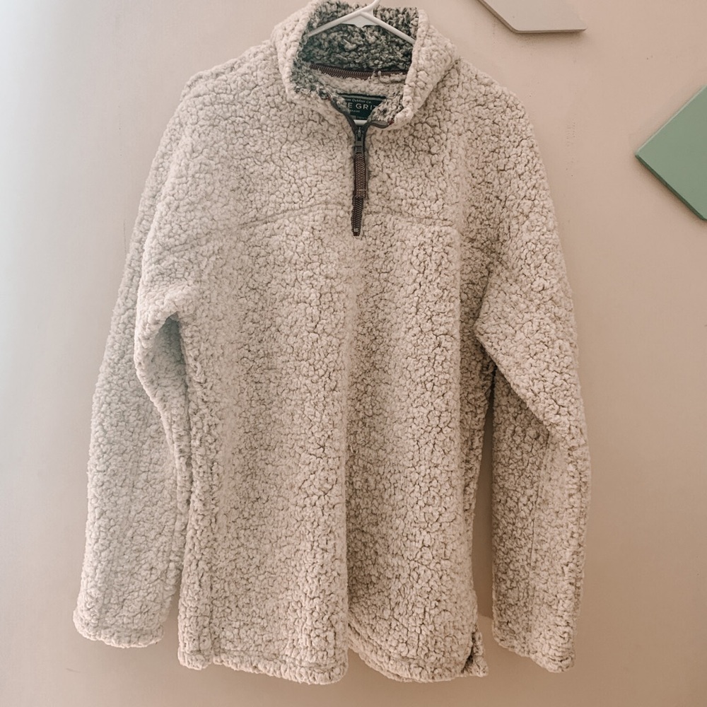 true grit sherpa pullover